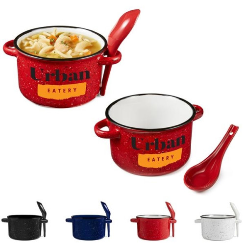 20oz Campfire Soup Bowl With Spoon