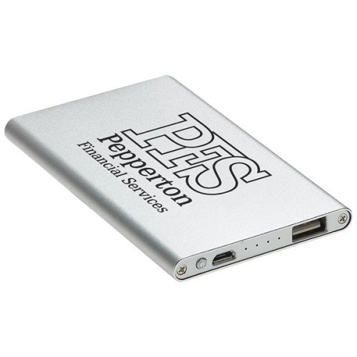 Sleek Design - 2000mAh Aluminum Power Bank