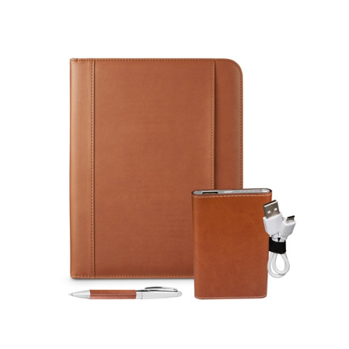 Tuscany™ Mobile Portfolio Power Bank And Pen Set