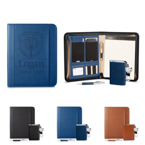 Tuscany™ Mobile Portfolio Power Bank And Pen Set