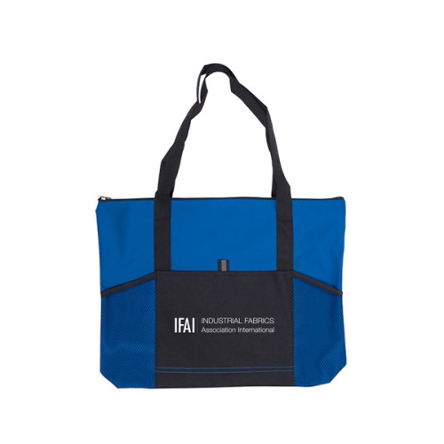 Jumbo Trade Show Tote With Front Pockets