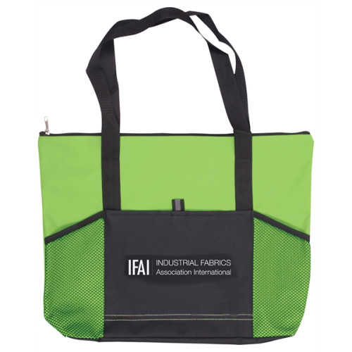 Jumbo Trade Show Tote With Front Pockets