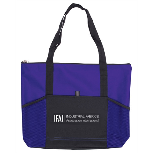 Jumbo Trade Show Tote With Front Pockets