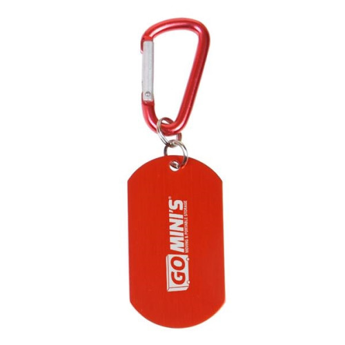 Dog Tag Carabiner Key Chain