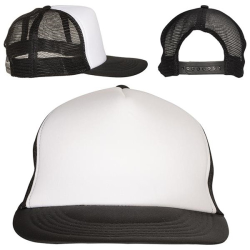 Skater Flat Bill Trucker Cap