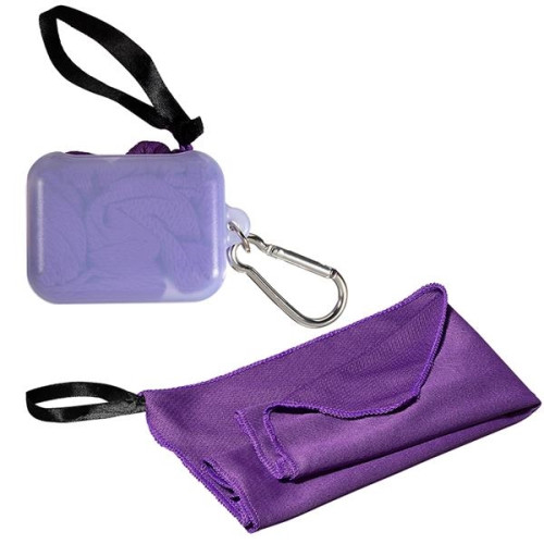 Cooling Towel In Carabiner Case