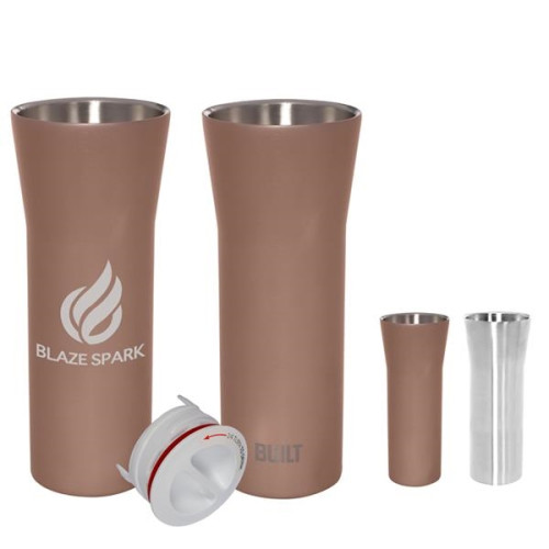 BUILT® 16 oz. 360 Pureflow™ Apex Vacuum Insulated Tumbler