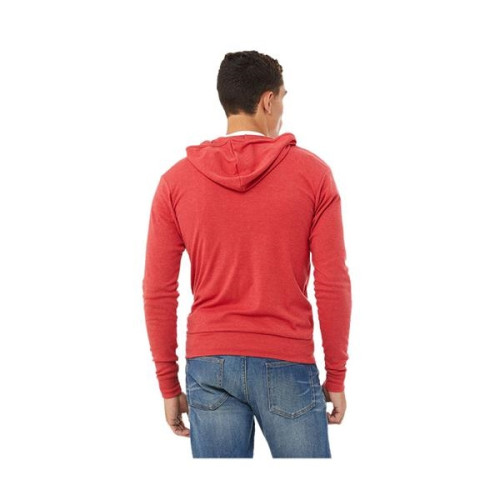Bella+Canvas® Unisex TriBlend Lightweight Full-Zip Hoodie