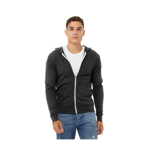 Bella+Canvas® Unisex TriBlend Lightweight Full-Zip Hoodie