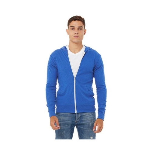 Bella+Canvas® Unisex TriBlend Lightweight Full-Zip Hoodie
