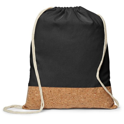 Cork Drawstring Sling Bag