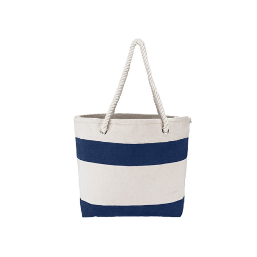 Cotton Resort Tote With Rope Handle