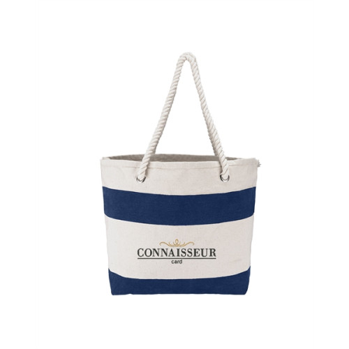 Cotton Resort Tote With Rope Handle
