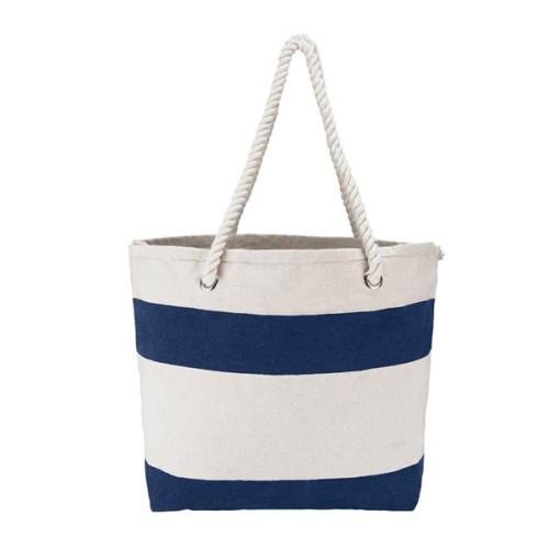 Cotton Resort Tote With Rope Handle