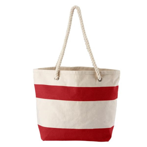 Cotton Resort Tote With Rope Handle