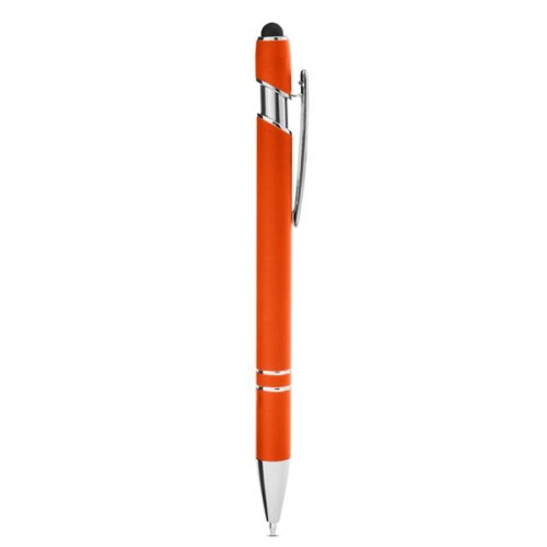 Rubberized Aluminum Click Stylus Pen