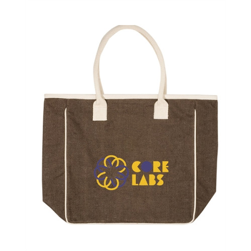 Seville Jute Canvas Tote