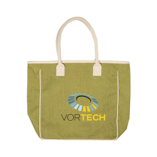 Seville Jute Canvas Tote