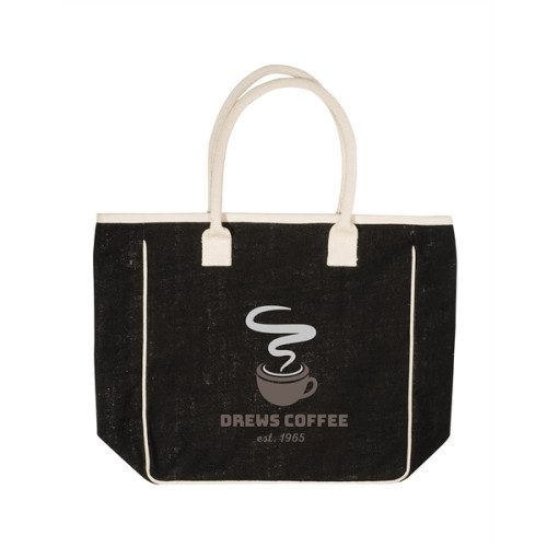 Seville Jute Canvas Tote