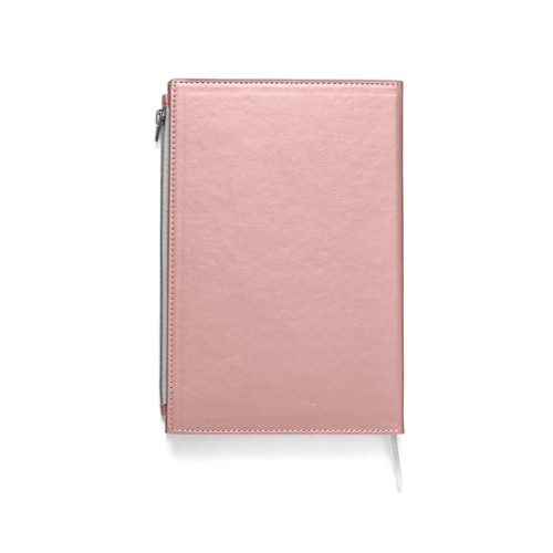 Softbound Metallic Foundry Journal With Zipper Pocket
