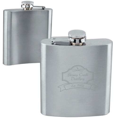 6oz Stainless Steel Flask