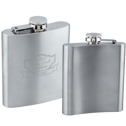 6oz Stainless Steel Flask
