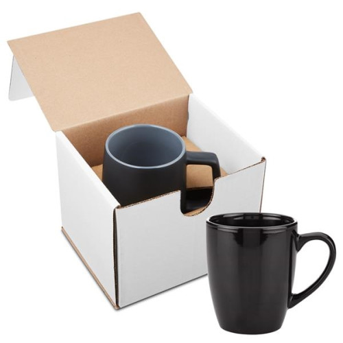 12oz Contemporary Challenger Cafe Ceramic Mug in Mailer