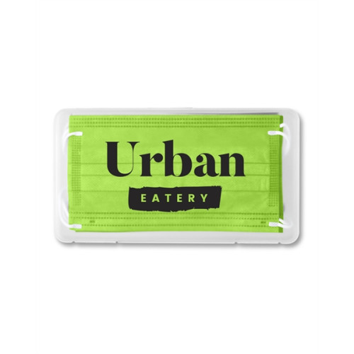 Mask Set In Clear Frosted Case