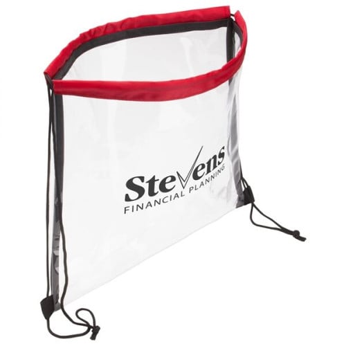 Clear Bag with Drawstring