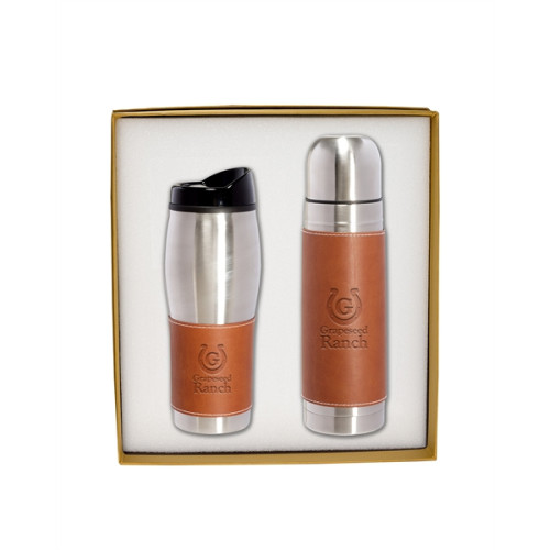 Tuscany™ Thermal Bottle And Tumbler Gift Set