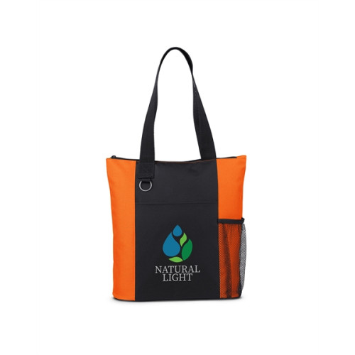 Essential Trade Show Tote With Zipper Closure