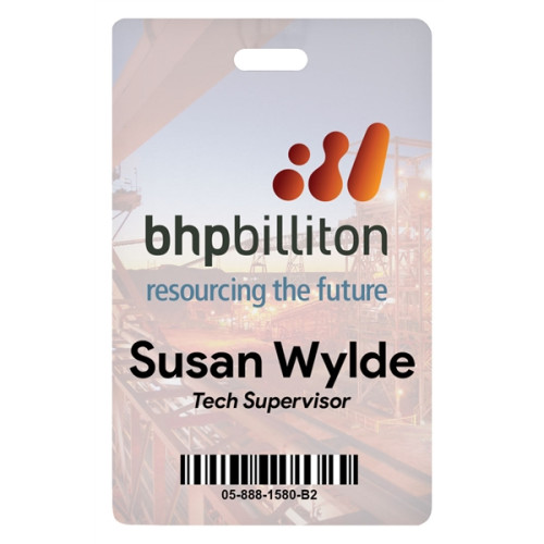 Digital ID / Credential Badge 3.375" x 2.125"