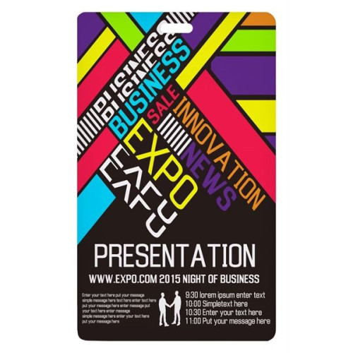 Digital Event / ID Badge 5" x 3"