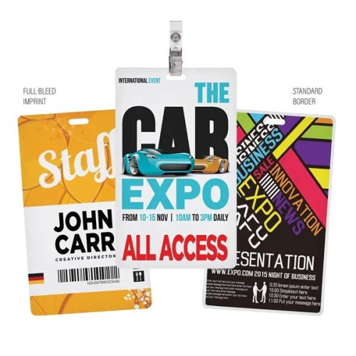 Digital Event/ID Badge 3x5"