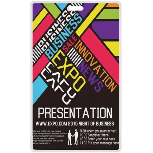 Digital Event/ID Badge 3x5"