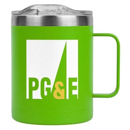 14 oz. Powder Coated Campfire Mug With Copper Lining