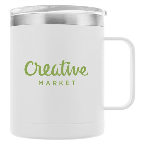 14 oz. Powder Coated Campfire Mug With Copper Lining