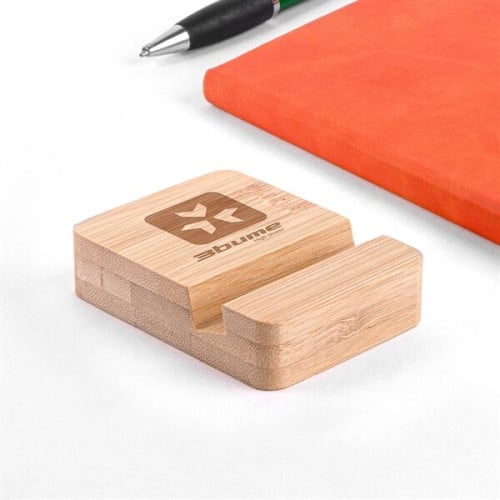 Eco-Friendly Bamboo Mobile Device Holder