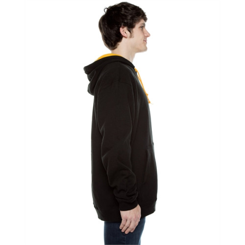 Unisex Contrast Hooded Sweatshirt