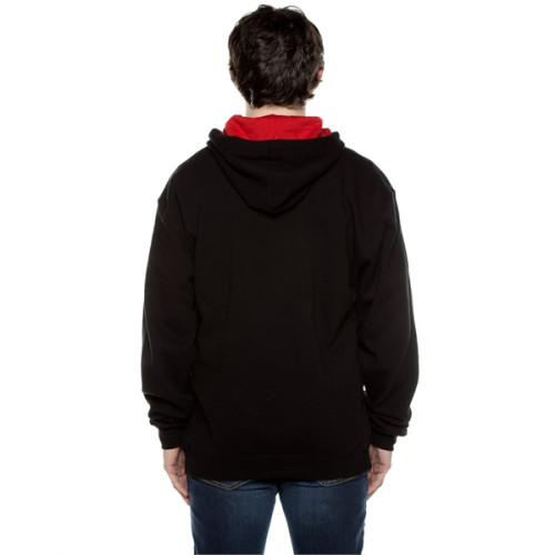 Unisex Contrast Hooded Sweatshirt