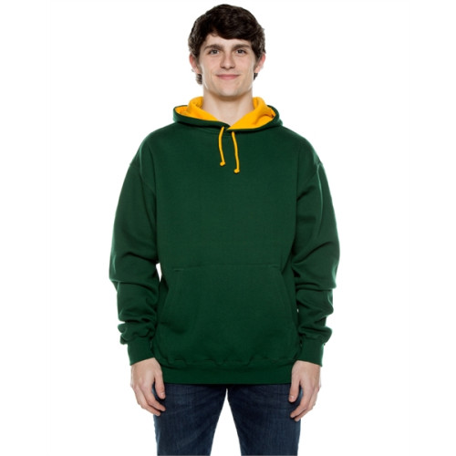 Unisex Contrast Hooded Sweatshirt