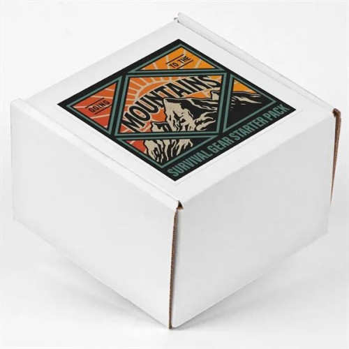 Full Color Printed Corrugated Box Small 6x6x4 For Mailers