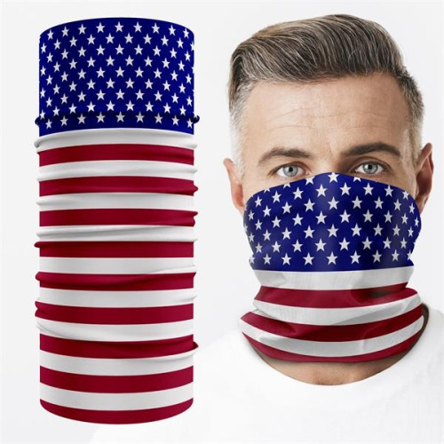 Face Mask Tube Neck Gaiter With Full Color Graphic Dye Subli