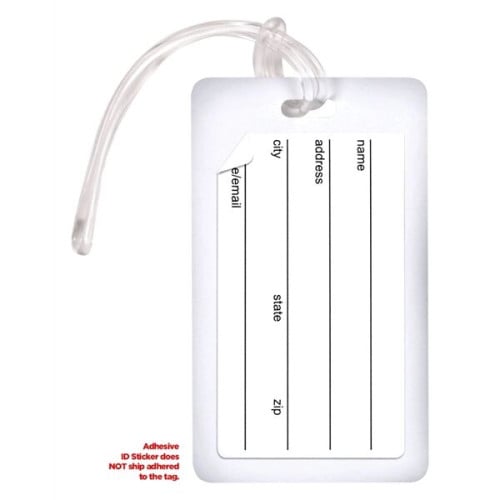 2.5" x 4.25" Deluxe Full Color Luggage Tag