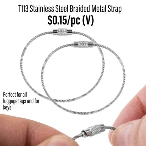 2.5" x 4.25" Deluxe Full Color Luggage Tag