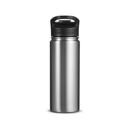 18oz Double-Wall Vacuum Bottle With Sip-Thru Top