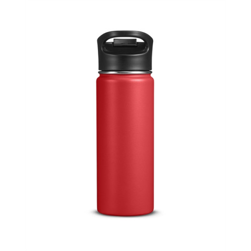 18oz Double-Wall Vacuum Bottle With Sip-Thru Top