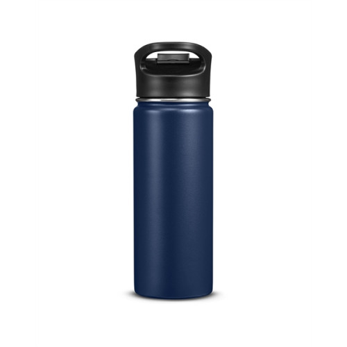 18oz Double-Wall Vacuum Bottle With Sip-Thru Top