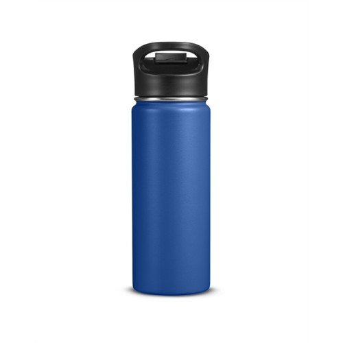 18oz Double-Wall Vacuum Bottle With Sip-Thru Top