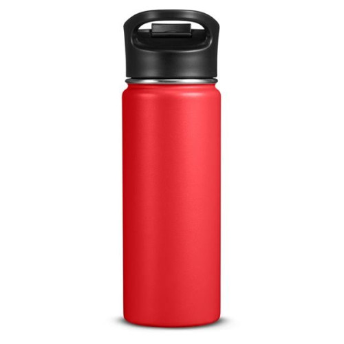 18oz Double-Wall Vacuum Bottle With Sip-Thru Top